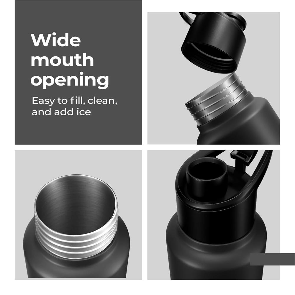 Lifelong Stainless Steel Water Bottle with Sipper | 950ml Durable, Leak-Proof, Easy Grip, Rust Free, Easy-to-Clean, Odour-Free Bottle LLWBTSP03