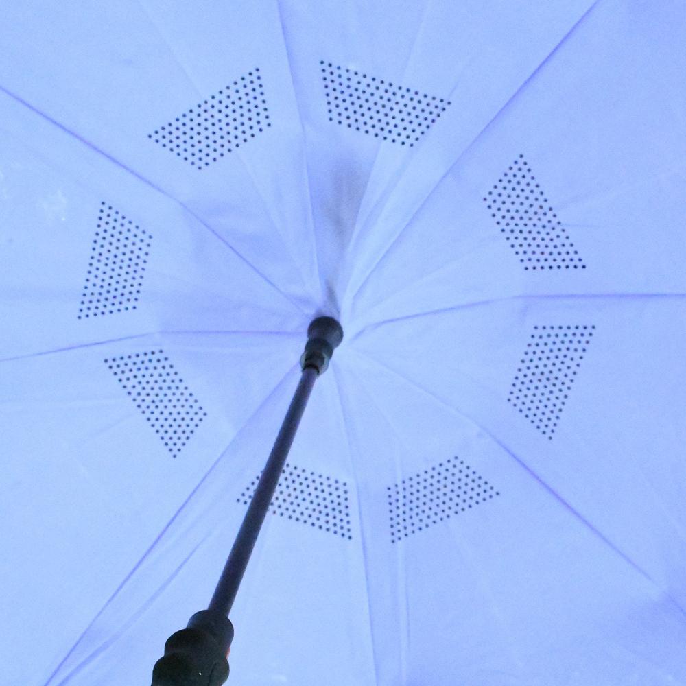 Windproof Compact Travel Umbrella  Reverse Folding Design (1 Pc)