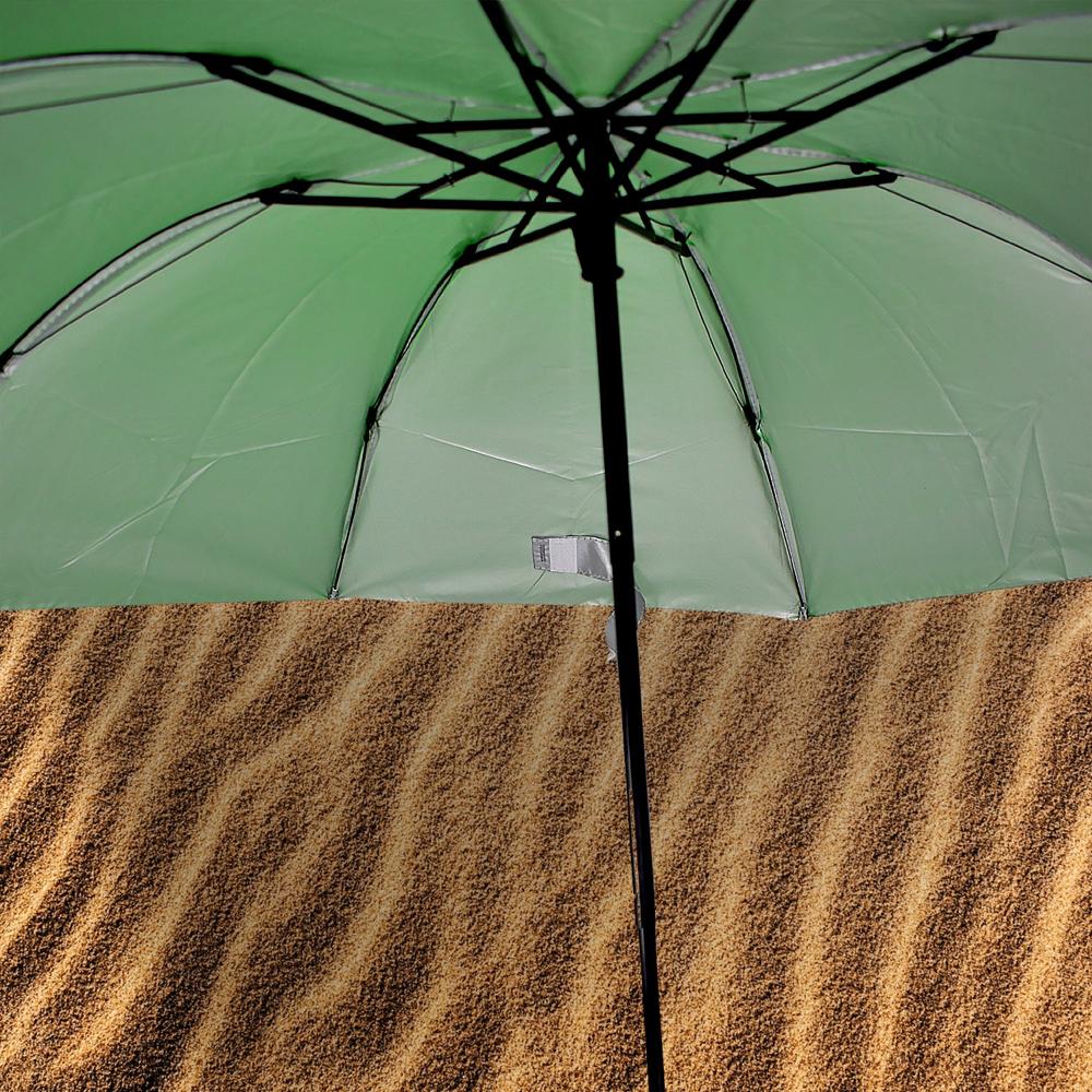 3 Fold Sun Protective Solid Foldable Outdoor Umbrella - Color: Mix