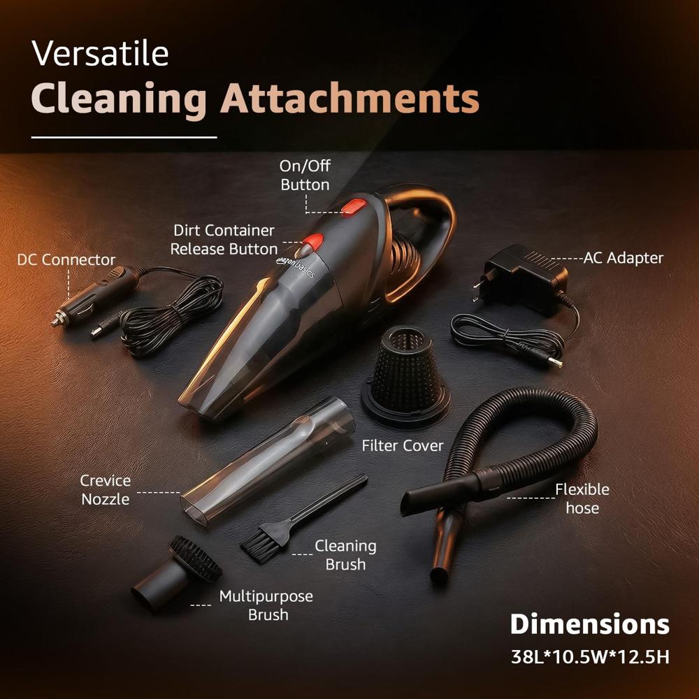 Mini Car Vacuum - Capacity: 1000 Pcs/hr