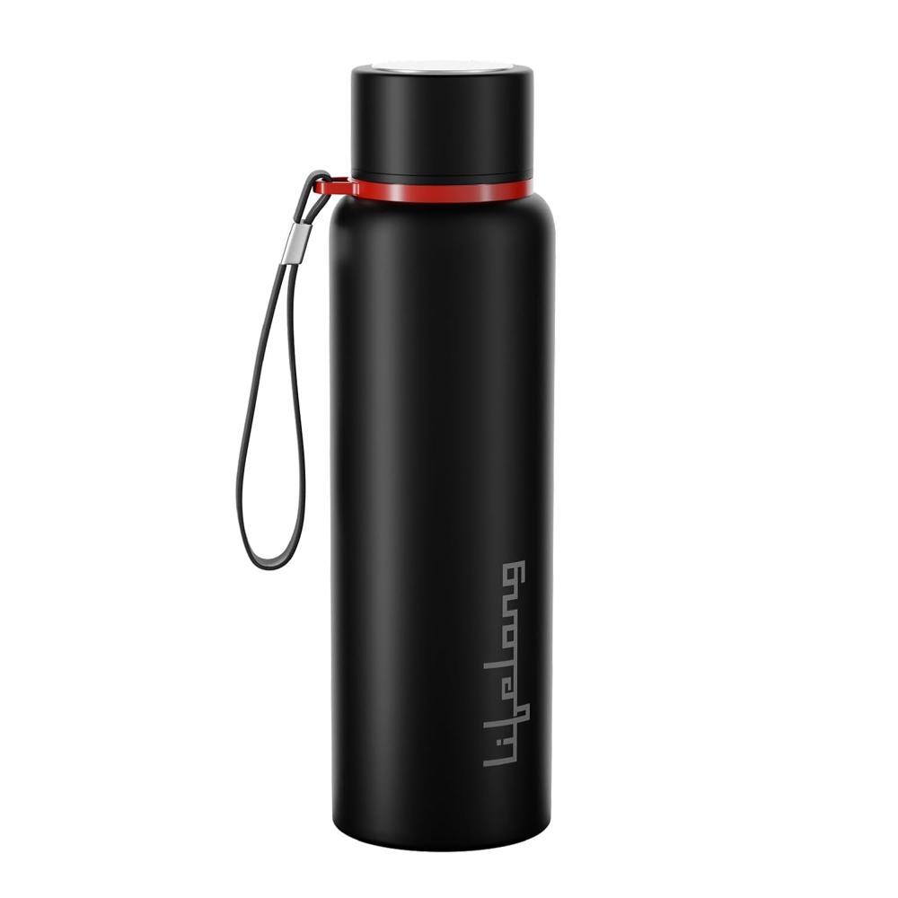 Lifelong Stainless Steel Water Bottle 950 ml | Single Wall, Anti-Bacterial, BPA Free, Odour-Free, Easy to Clean, Corrosion Resistant