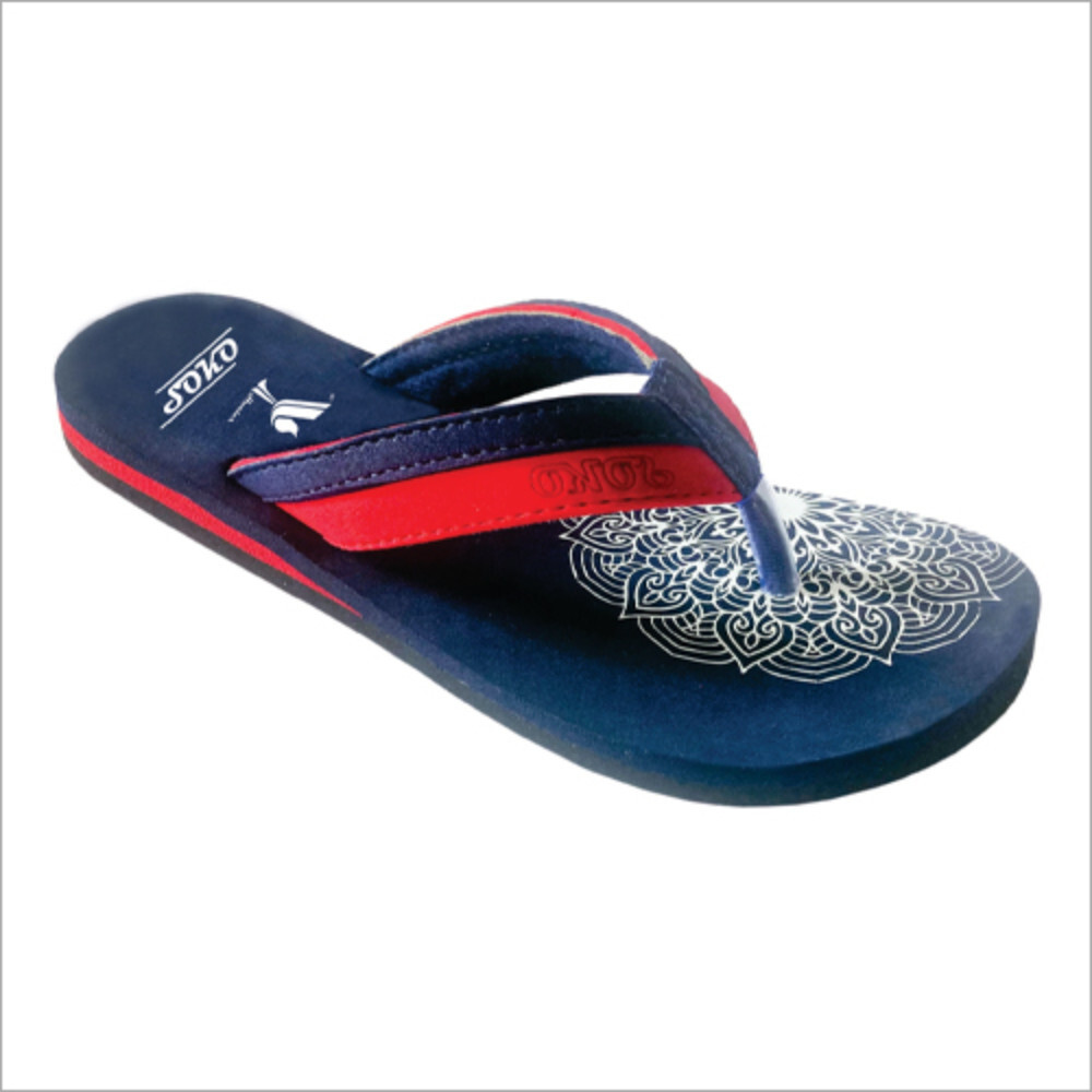 Mens Sleppers - Rubber Flip Flop | Comfortable, Stylish, Memory Foam Insoles, Arch Support, Moisture-wicking, Traction Soles For Indoor & Outdoor Use