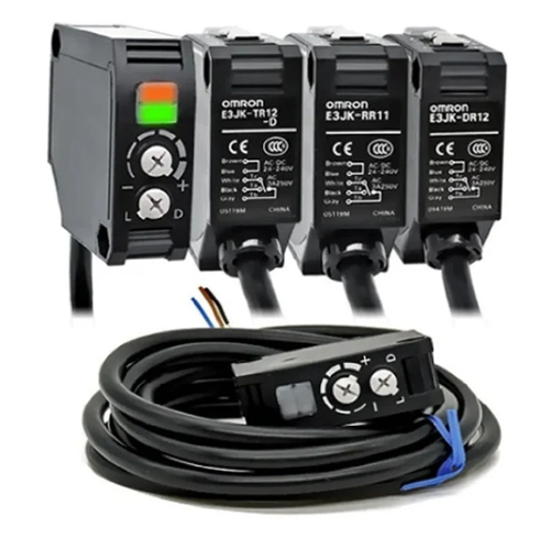 E6a2-cs3c 10 Ppr Omron Incremental Encoder - Aluminum Alloy, 25mm Diameter, Black/silver, 3-phase Output, Shaft Mount