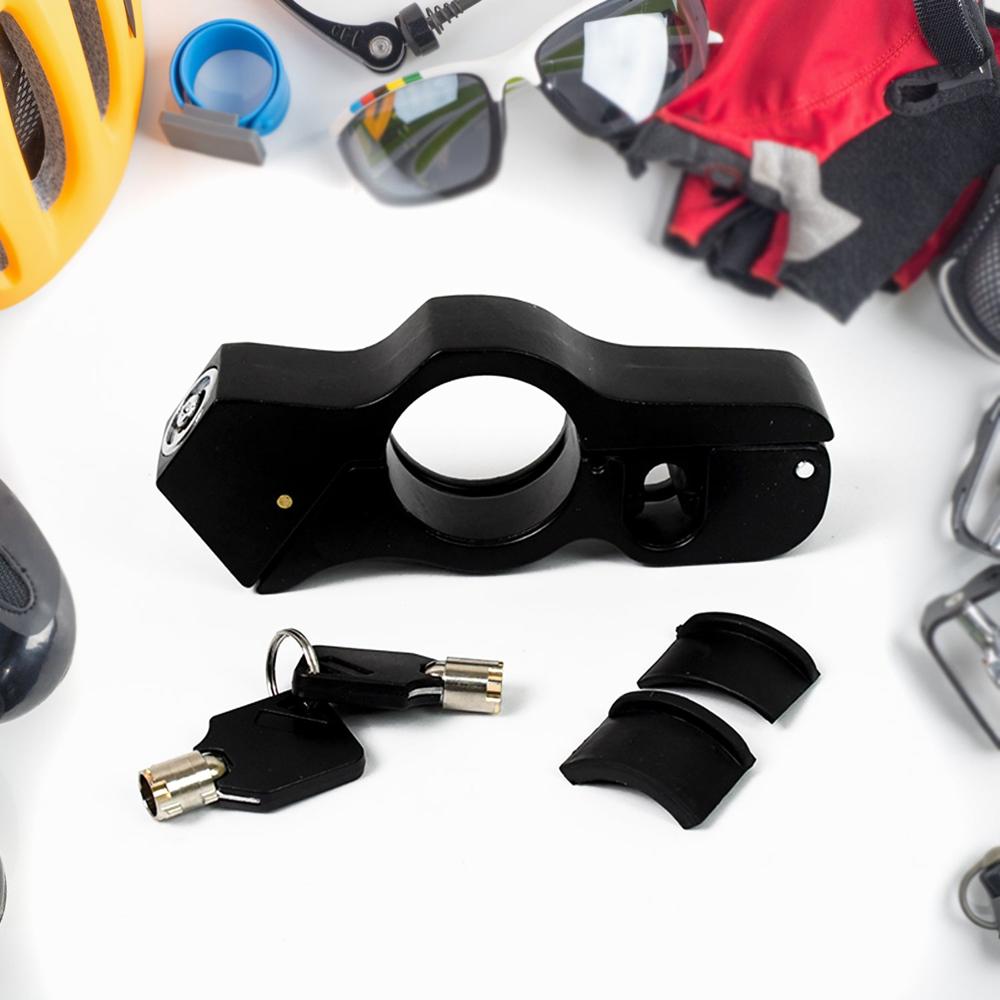 Motorcycle Grip Lock Universal Motorcycle Handlebar Throttle Grip Security Lock - Color: Mix