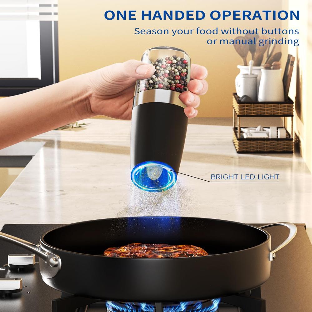 Electric Gravity Pepper Grinder