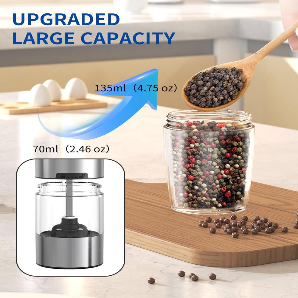 Electric Gravity Pepper Grinder
