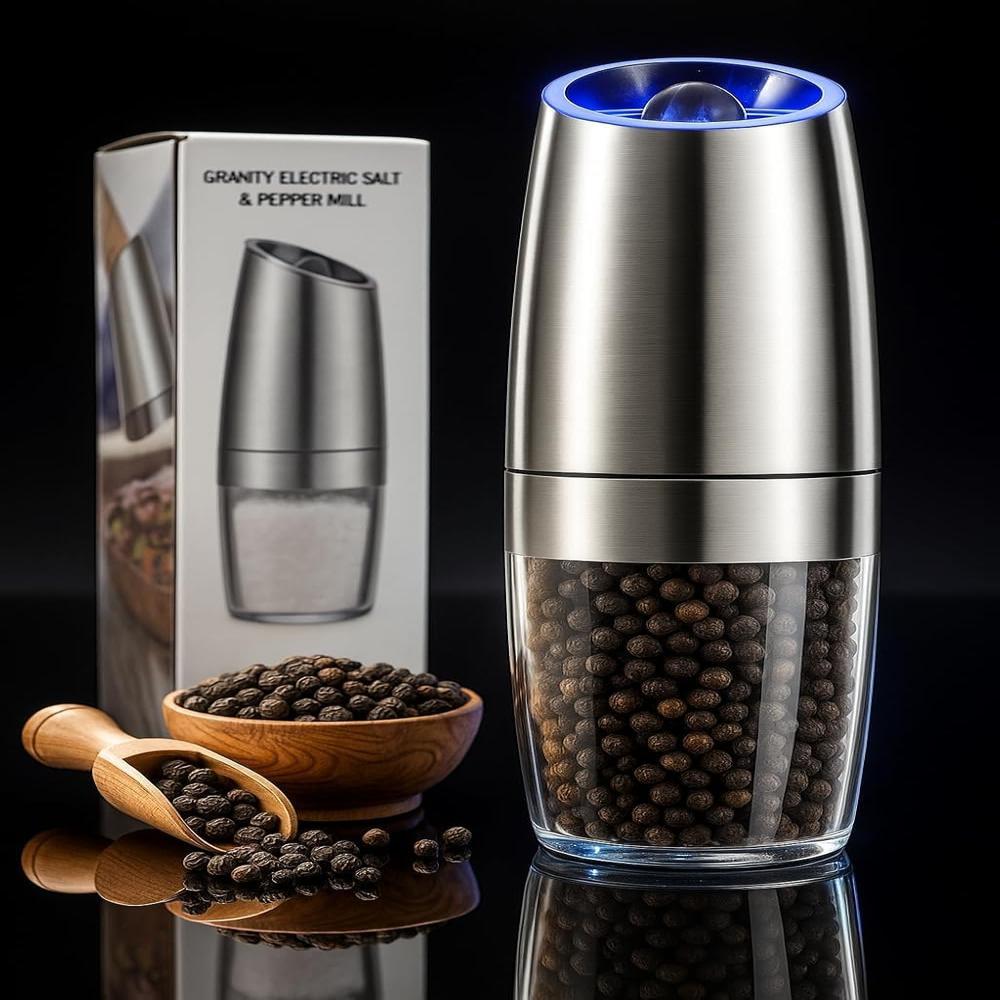 Electric Gravity Pepper Grinder