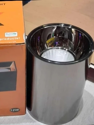 12w led surface cylinder bk ww