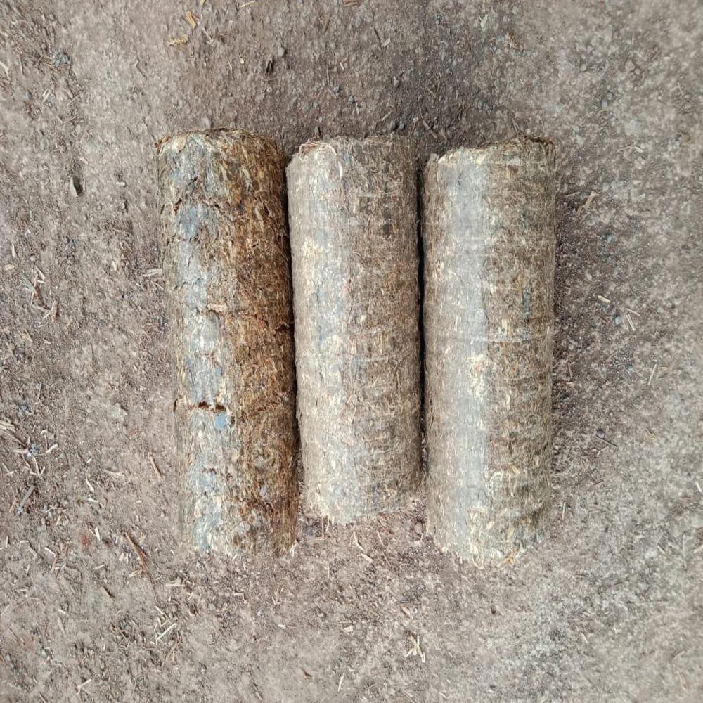 Biomass 90 Mm Mustard Briquettes