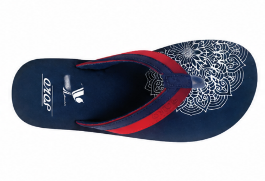 Mens Sleppers - Rubber Flip Flop | Comfortable, Stylish, Memory Foam Insoles, Arch Support, Moisture-wicking, Traction Soles For Indoor & Outdoor Use