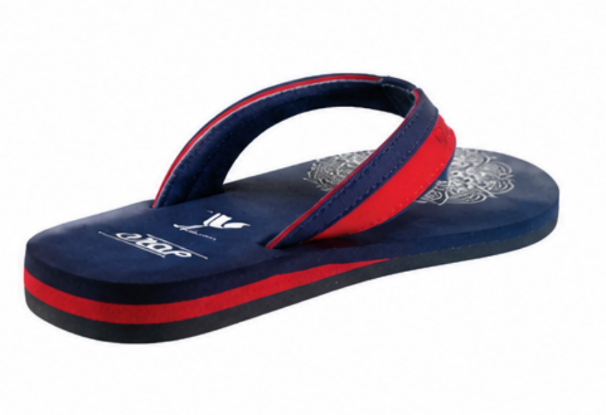 Mens Sleppers - Rubber Flip Flop | Comfortable, Stylish, Memory Foam Insoles, Arch Support, Moisture-wicking, Traction Soles For Indoor & Outdoor Use