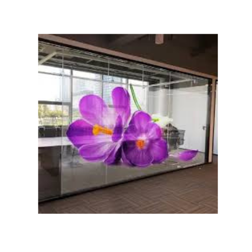 ADHESIVE TRANSPARENT LED SCREEN