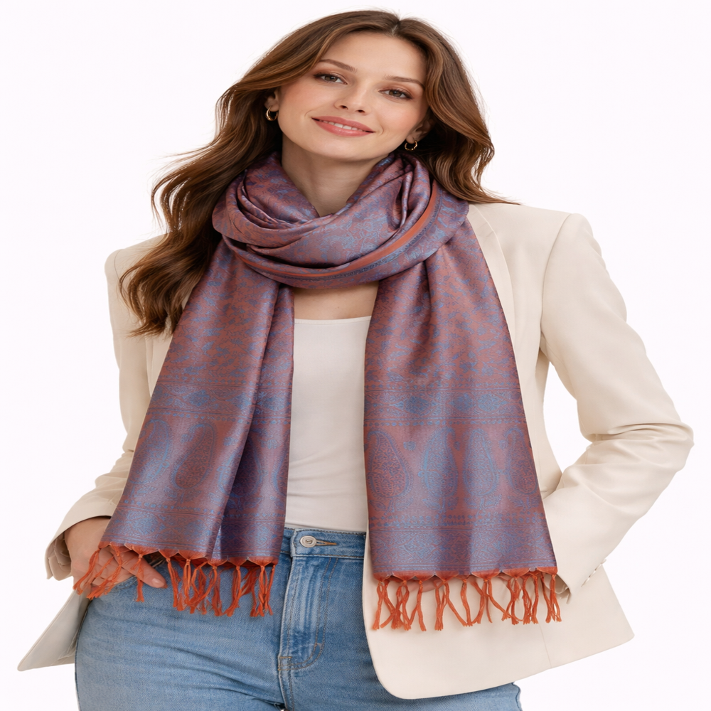 Silk x Jacquard Stoles