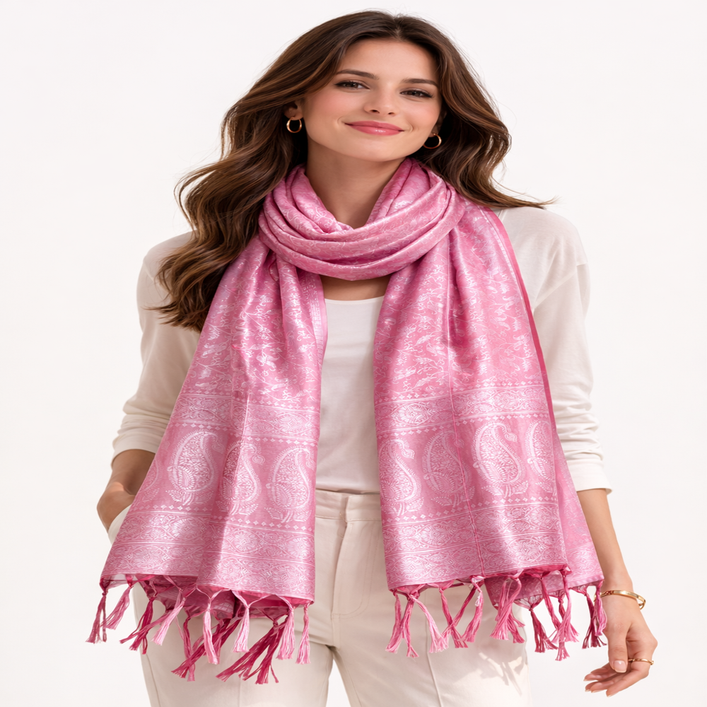 Silk x Jacquard Stoles