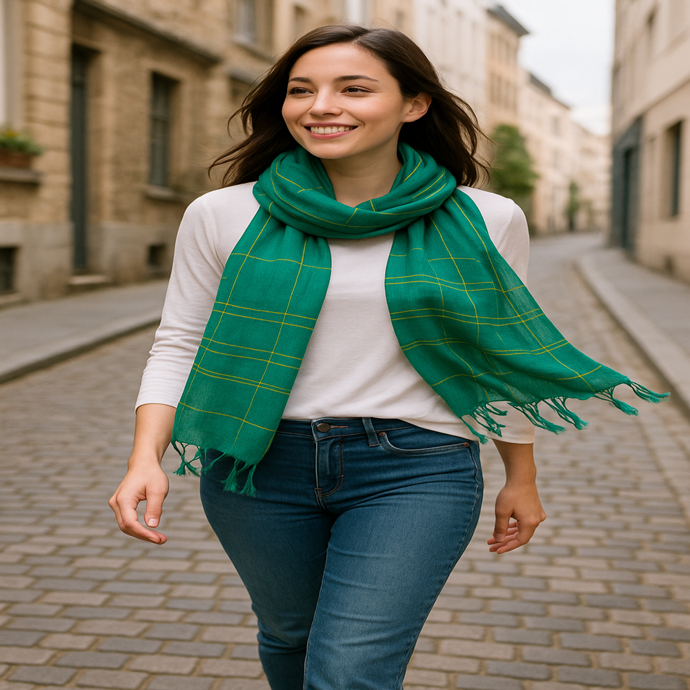 Tassar Silk Scarf