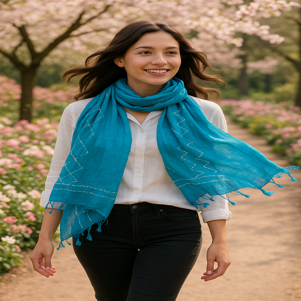 Tassar Silk Scarf