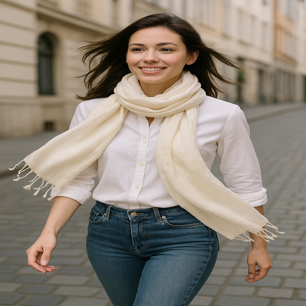 Tassar Silk Scarf