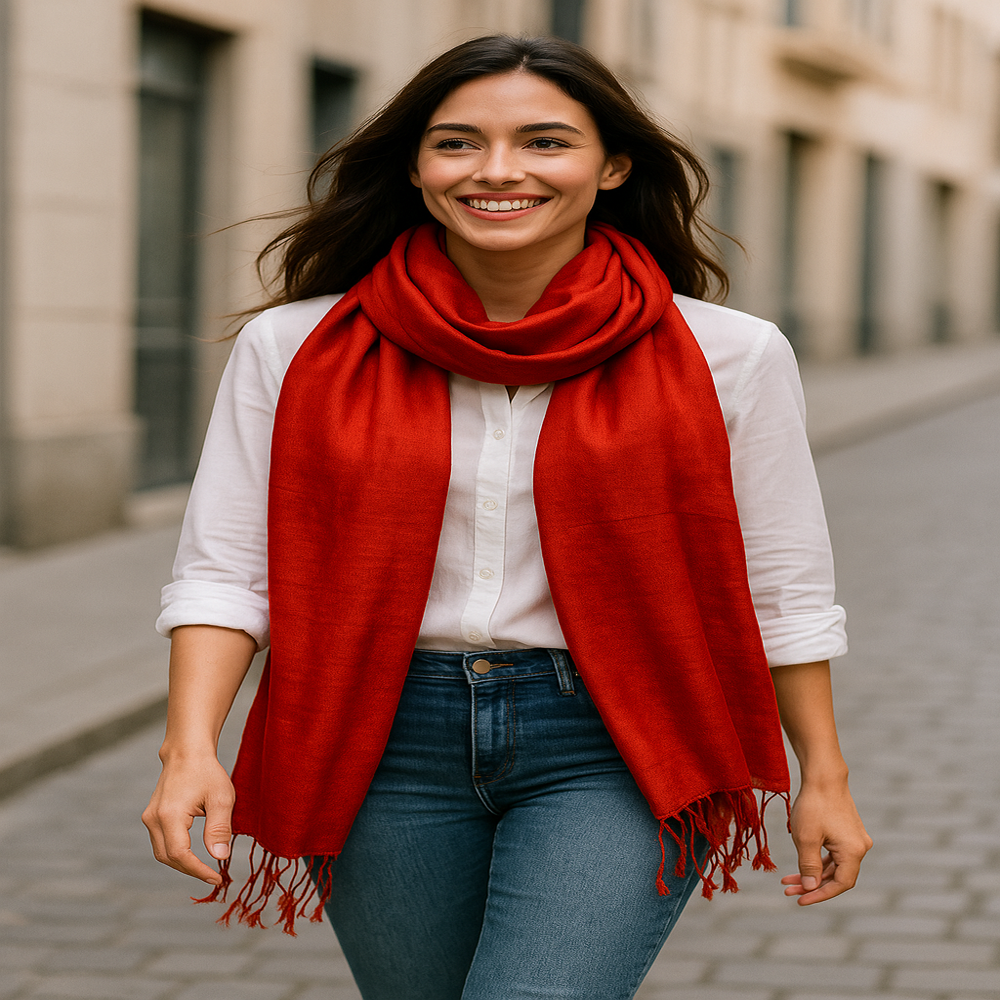 Tassar Silk Scarf