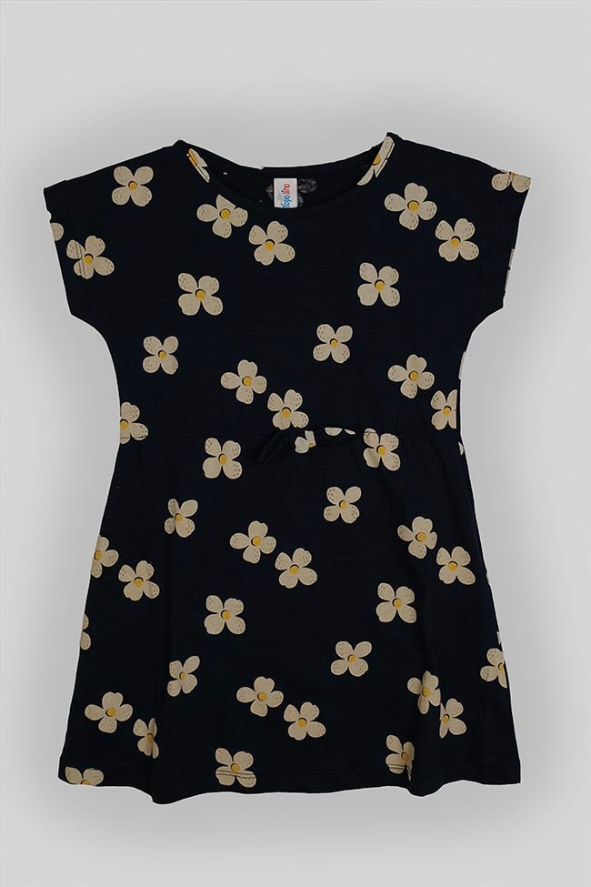 G22216 | Topolino Girls Printed Magyar Sleeve Dress