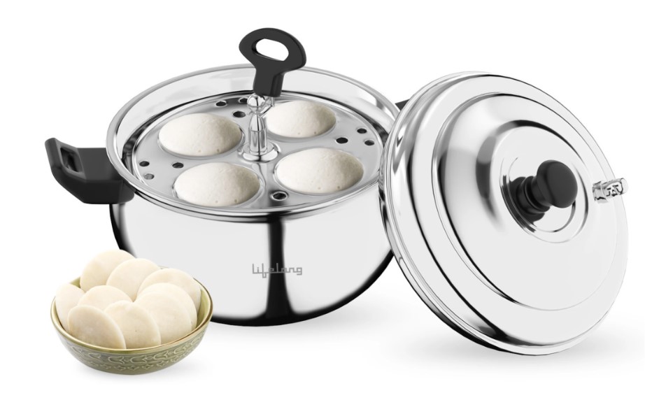 Lifelong Llidckr03 Idli Cooker Standard Idli Maker (3 Plates , 12 Idlis ) - Capacity: 1.5 Milliliter (ml)