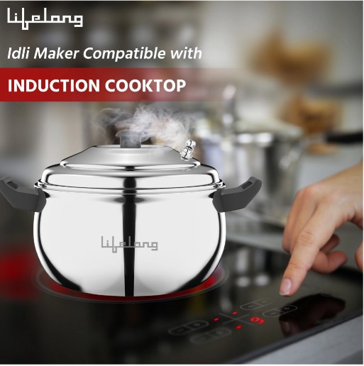 Lifelong LLIDCKR03 Idli Cooker Standard Idli Maker (3 Plates , 12 Idlis )