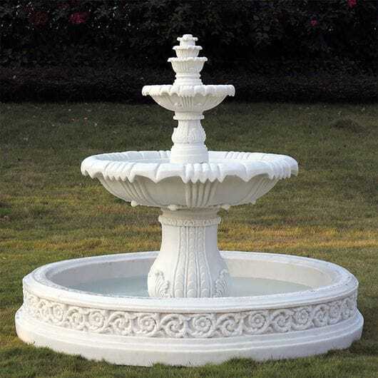 White Marble Fountain