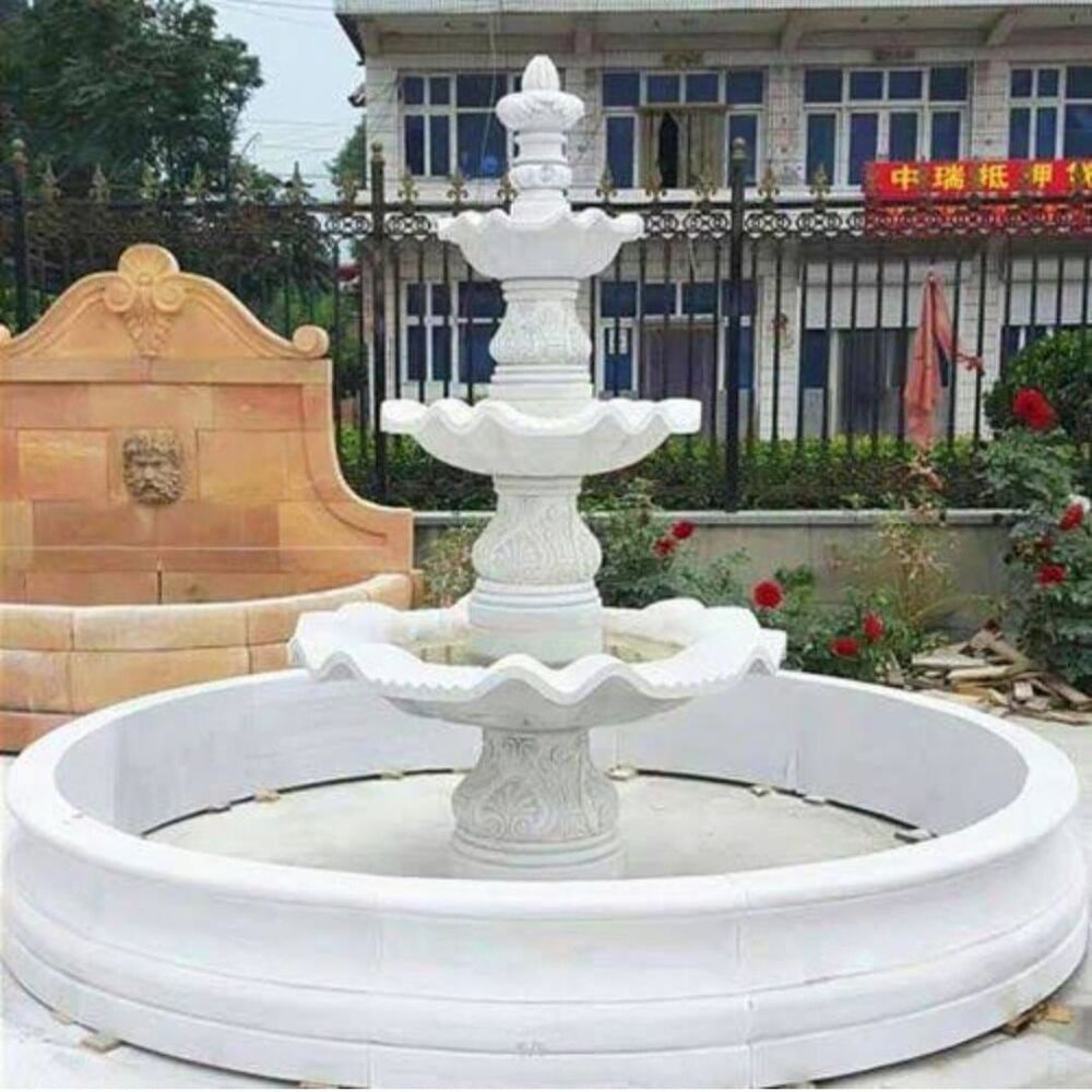 White Marble Fountain