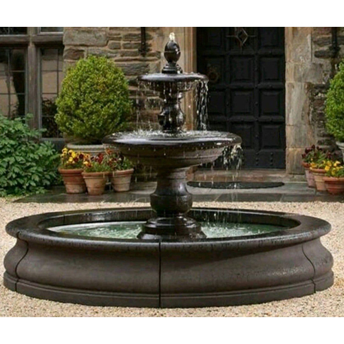 Black Marble Fountain