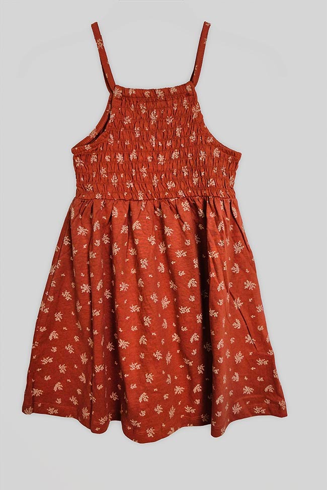 G22217 | Topolino Girls Smocked Strappy Dress