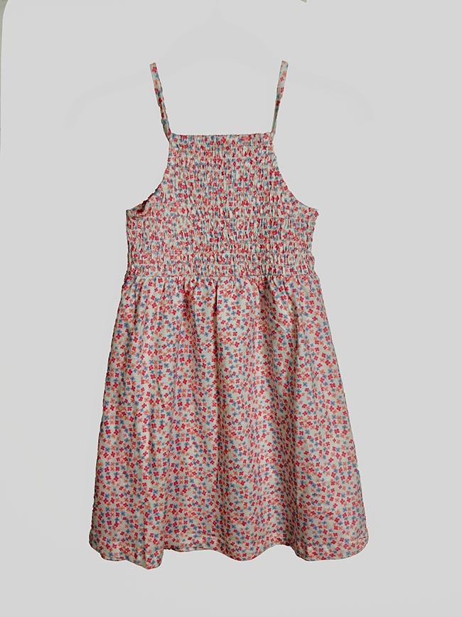 G22217 | Topolino Girls Smocked Strappy Dress
