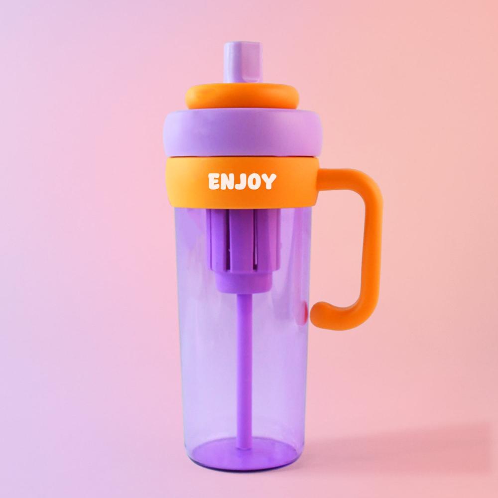 Premium Plastic Water Bottle Approx 600Ml (1 Pc) - Color: Mix