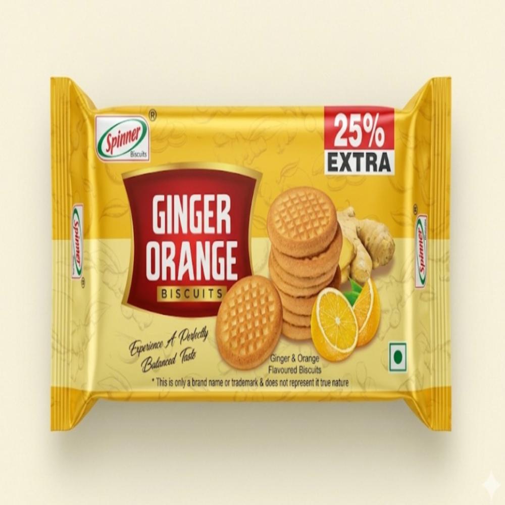 Ginger Orange Biscuit - Feature: Normal