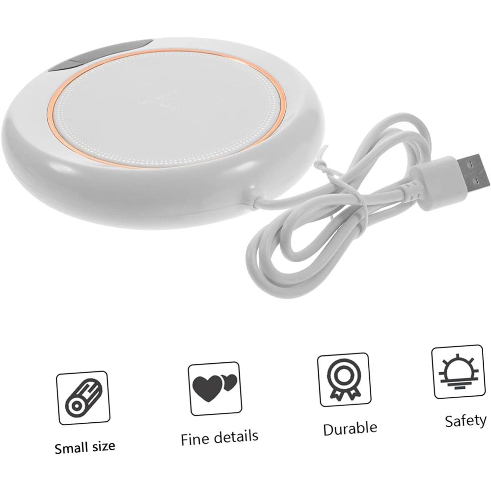 USB Warm Coaster Heated Coffee Mug Heater Electric Warmer 1 Pc