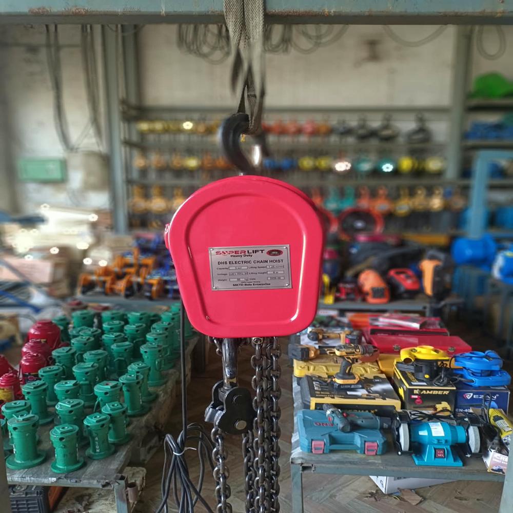 DHS इलेक्ट्रिक चेन ब्लॉक 3 टन