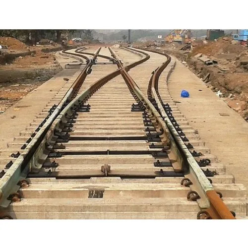 PSC CONCRETE RAILWAY SLEEPERS For 1 in 8.5 Derailing Switch 60Kg- T-6068