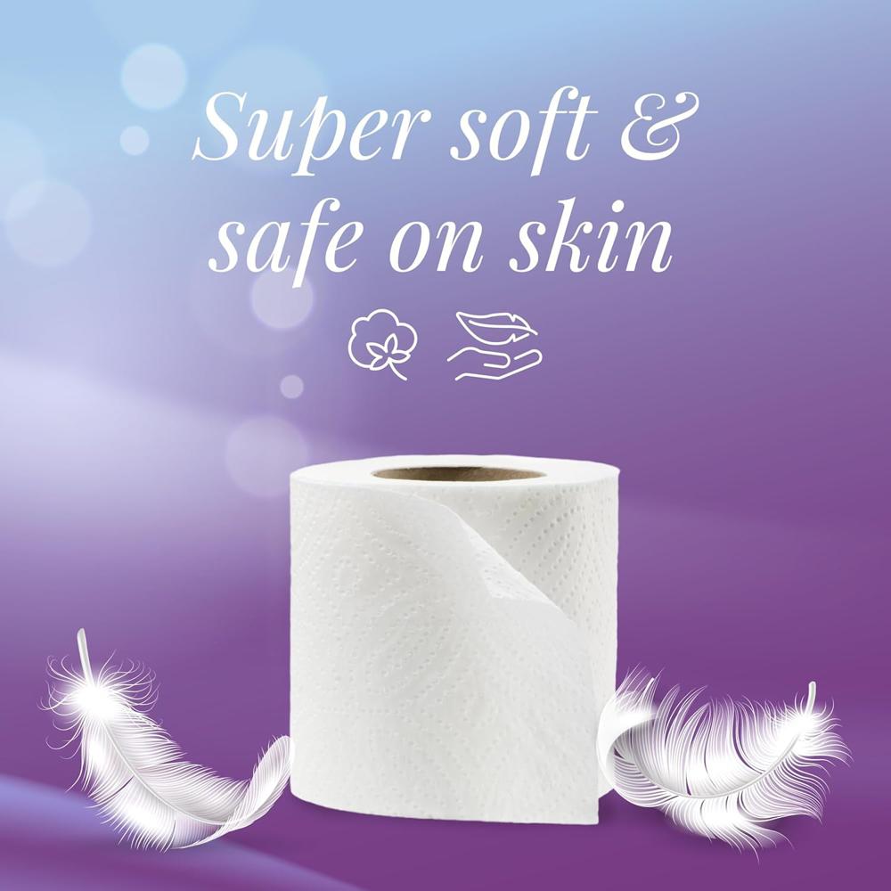 Toilet Tissue Rolls  Soft Embossed Bathroom Tissue, 220 Sheets  10 Rolls