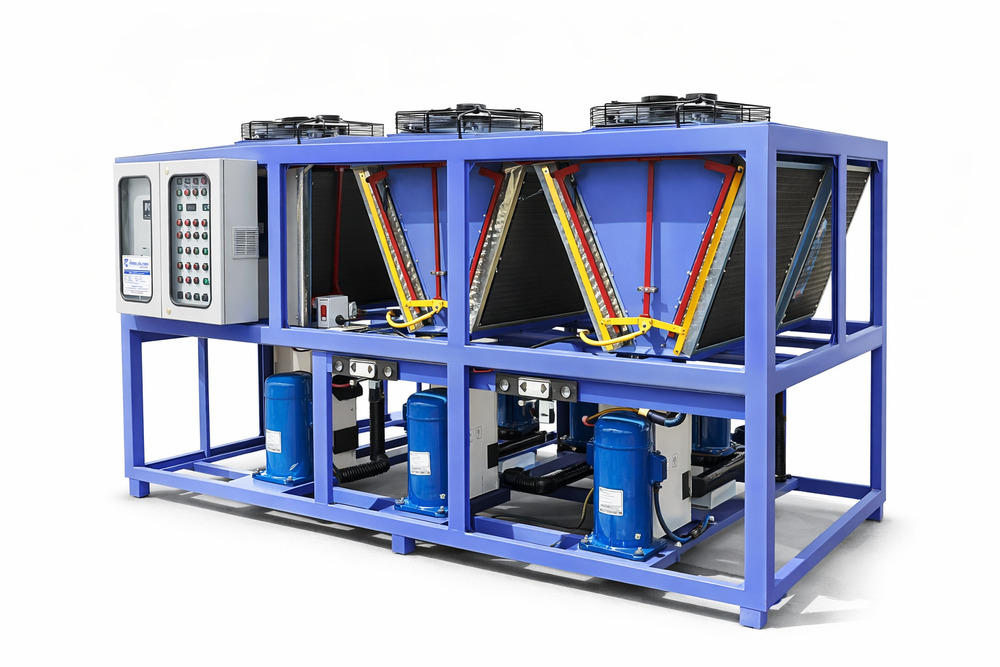 30 TR V Type Industrial Water Chiller