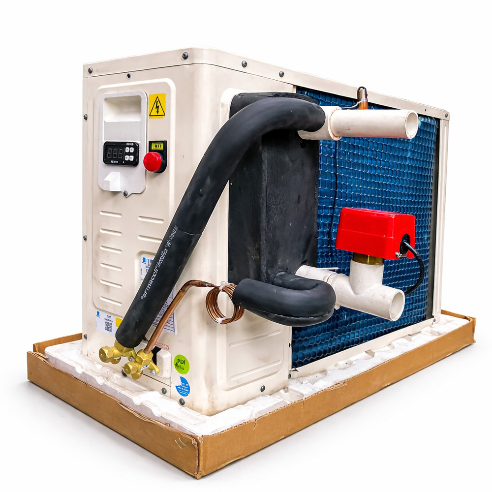 Back AC Outdoor Unit Online Chiller