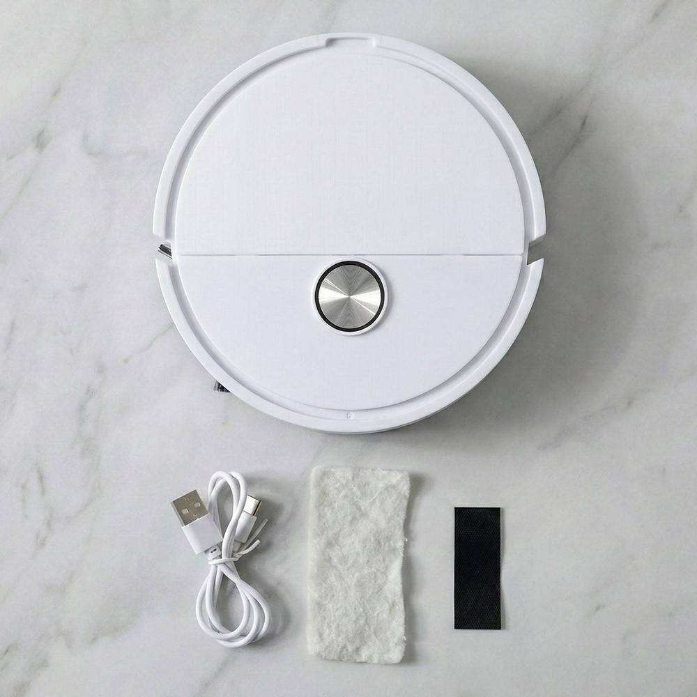 Robotic Vacuum Cleaner With Mopping Function (1 Pc) - Color: Mix