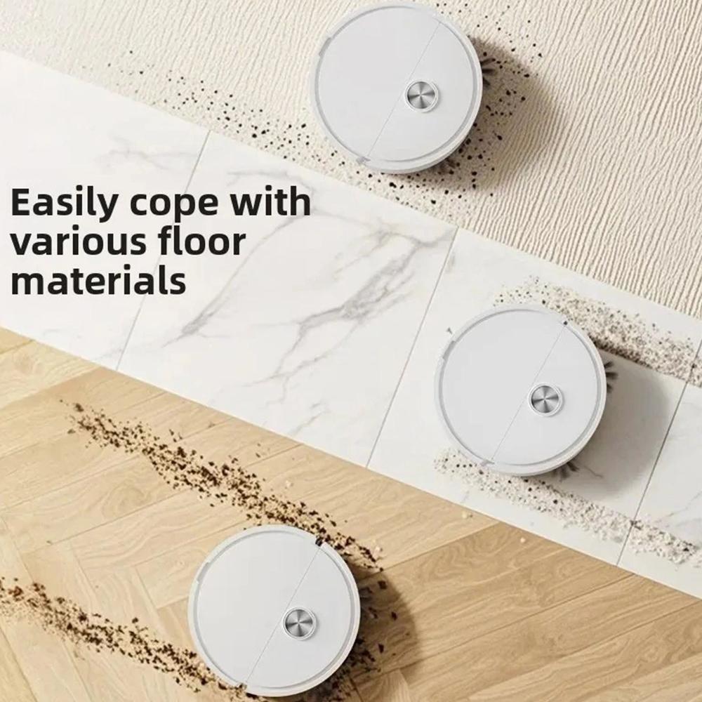 Robotic Vacuum Cleaner With Mopping Function (1 Pc) - Color: Mix