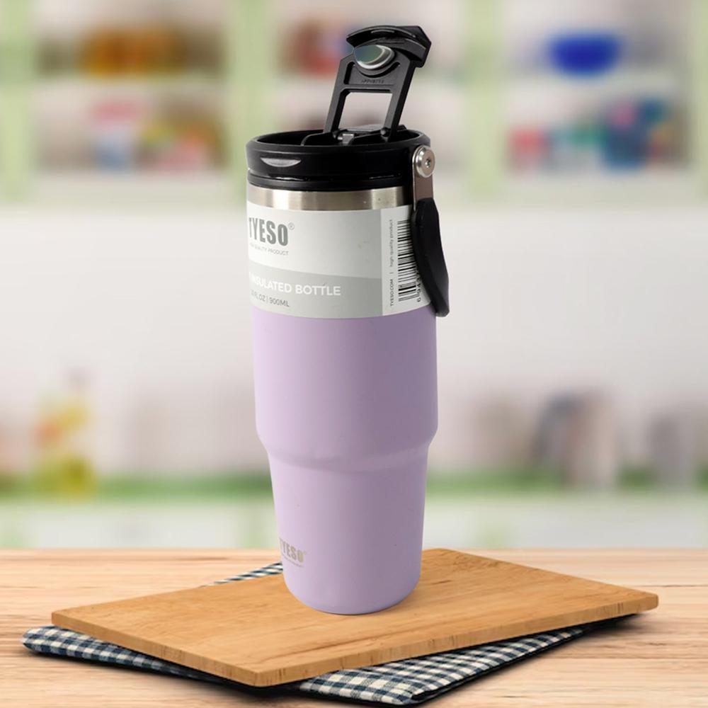 2 in 1 water bottle & juicer cup glass Measuring Cup with Juicer Vanilla