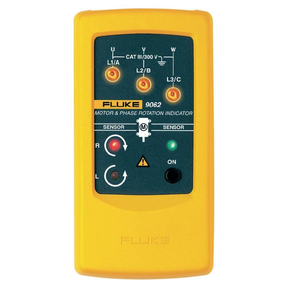 Fluke 9062 Phase Rotation Indicator - Color: Yellow