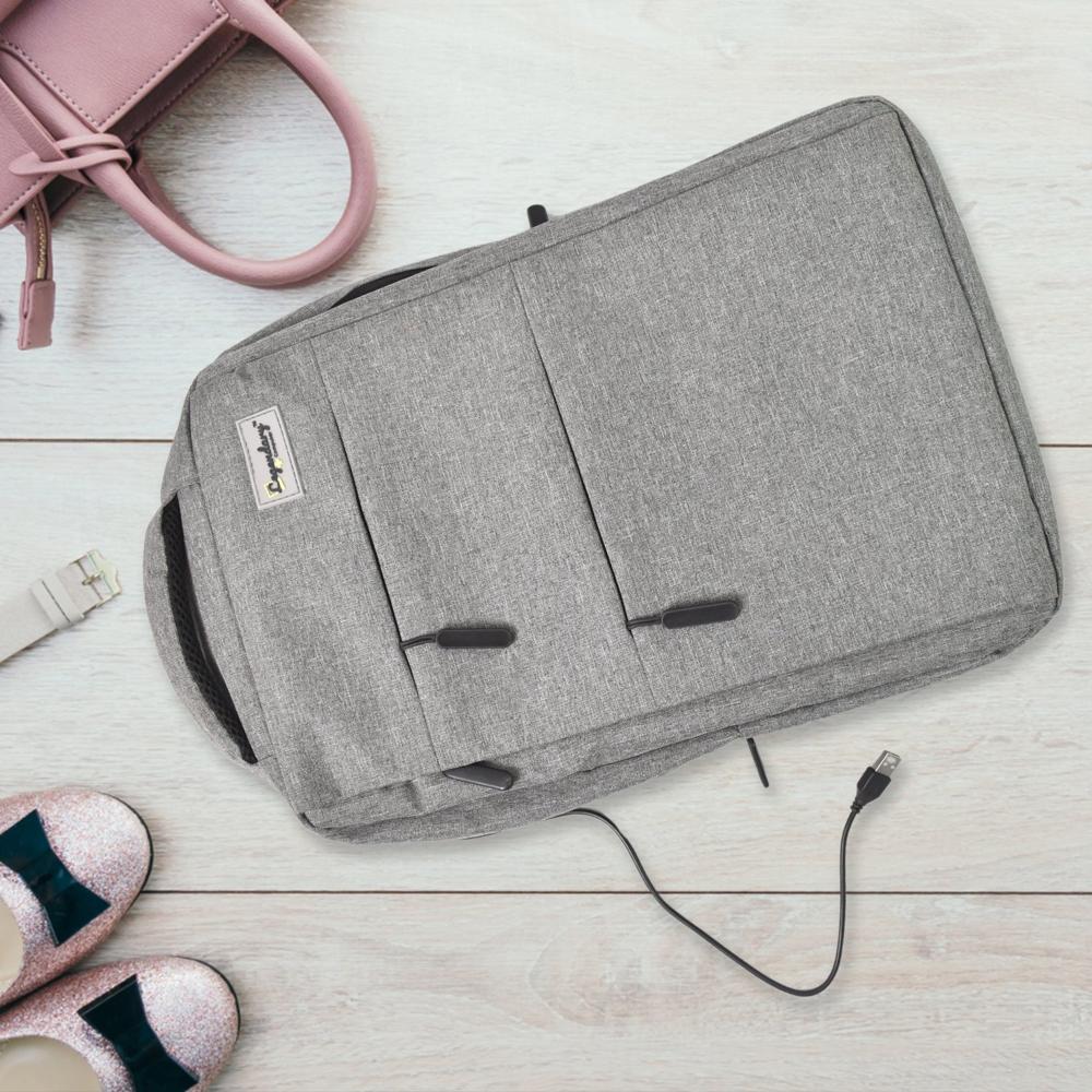 Laptop Backpack / Office Bag / School Bag (1 Pc / Shoulder Belt Strap Not Included)