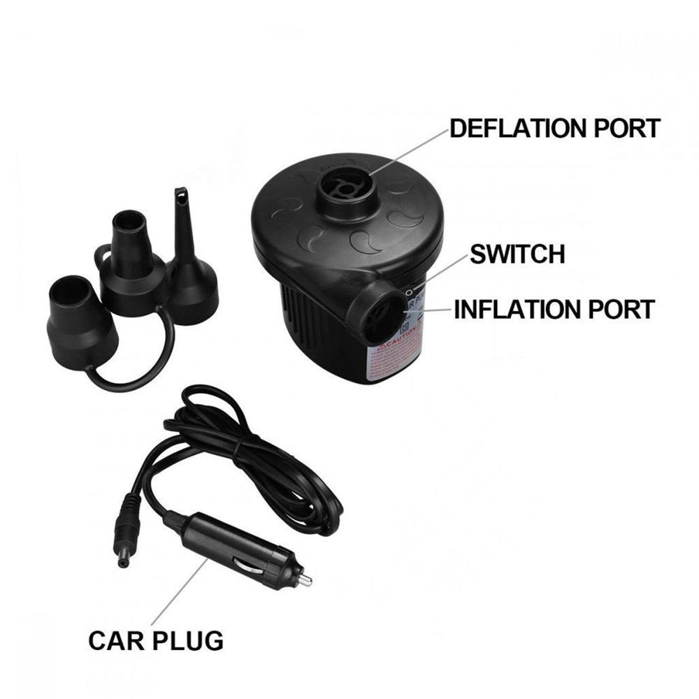 Multi-Purpose Electric Air Pump For Sofa & Pool (Quick Inflate/Deflate) - Color: Mix