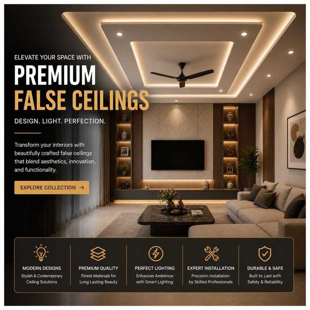 GYPSUM FALSE CEILING