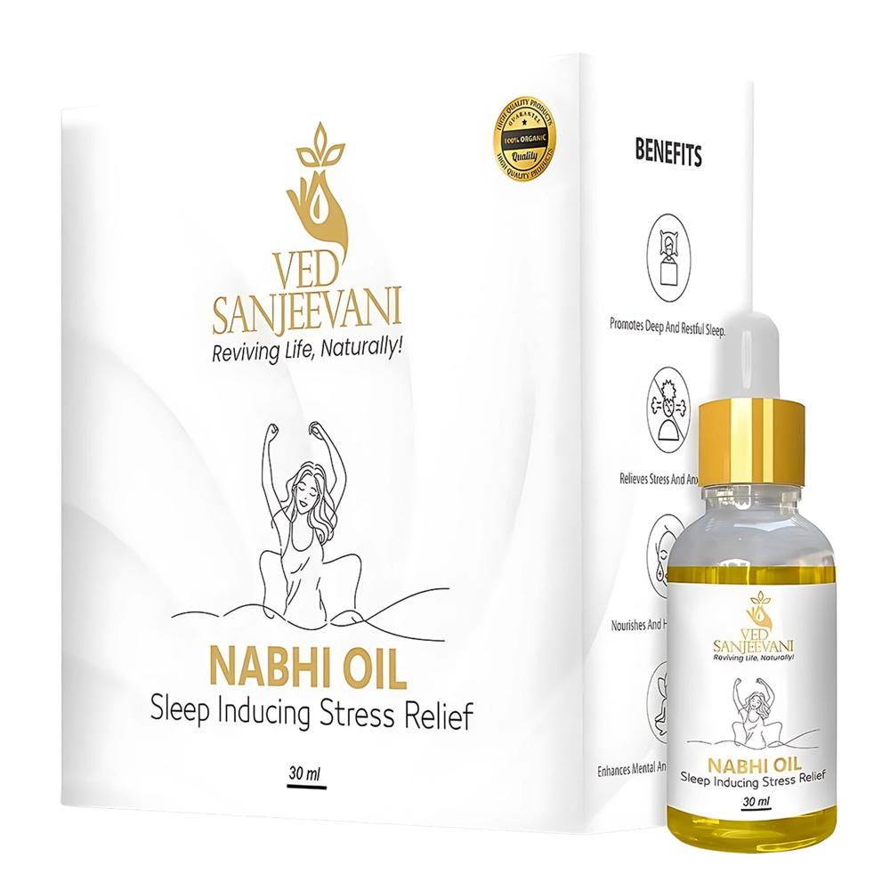 Ved Sanjeevani Nabhi Oil Sleep Inducing Stress Relief (30ML / 1 Pc)