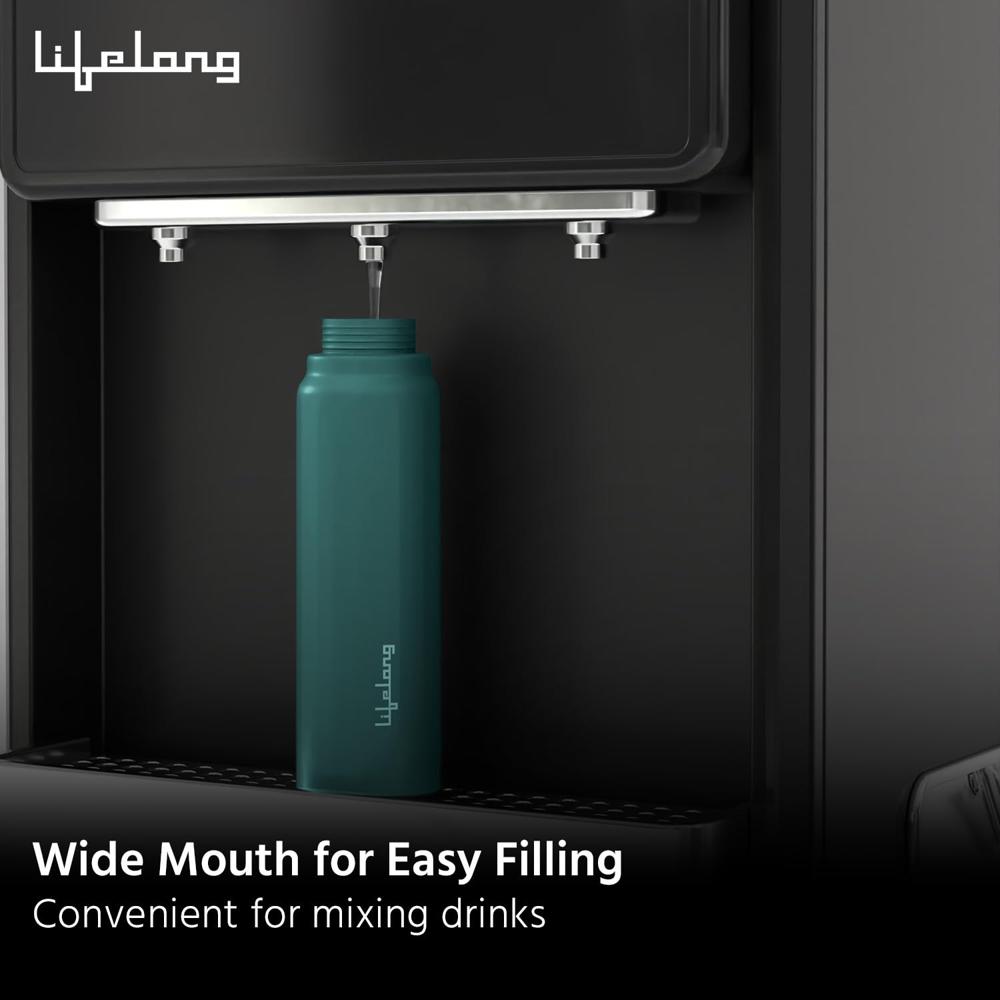 Lifelong Thermosteel Flask 900ml Stainless Steel | Water Bottle 24 Hours Hot & Cold | Double Wall Vacuum Insulated  LLVF004