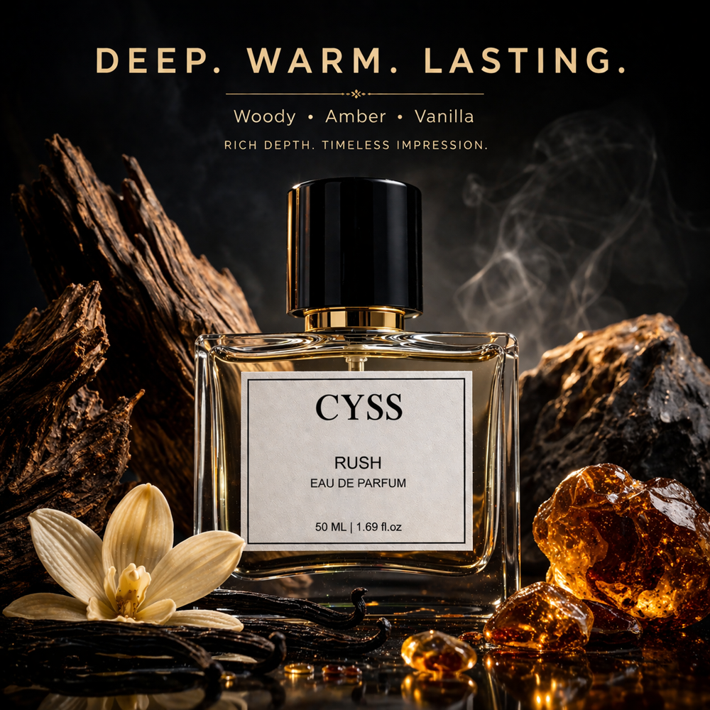 CYSS RUSH Long Lasting PARTY Perfume for Men Sweet Premium Fragrance 50 ml Eau De Parfum