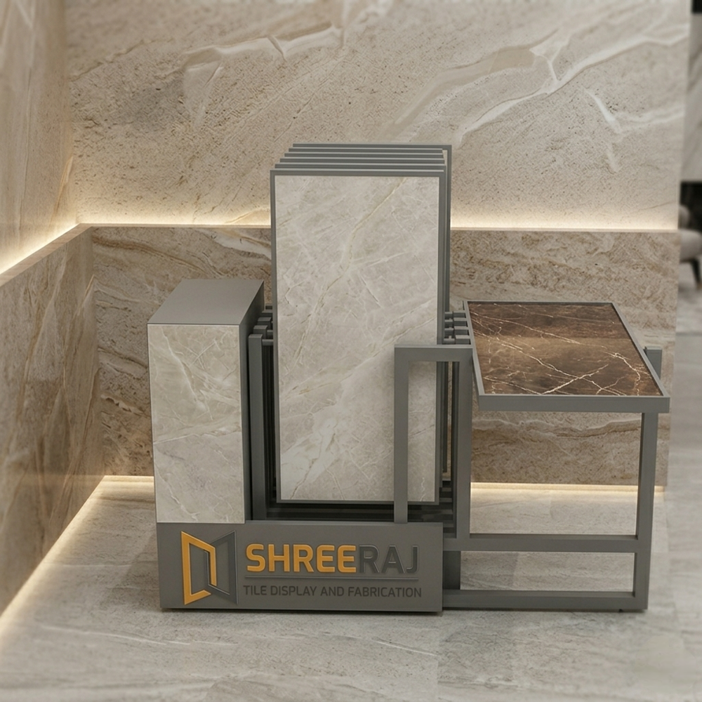 push and Rotate display rack