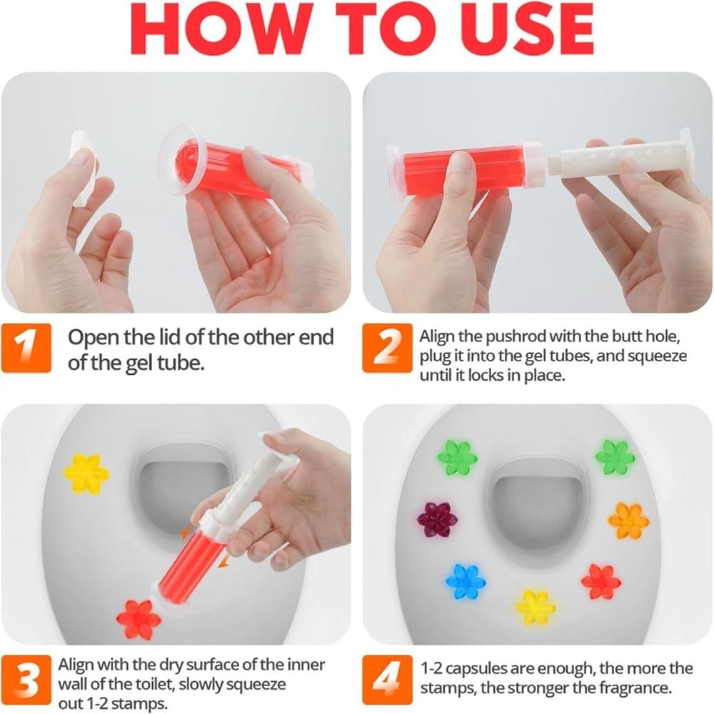 Toilet Cleaning Gel Flower